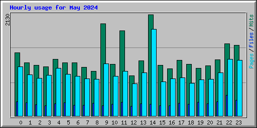 Hourly usage for May 2024